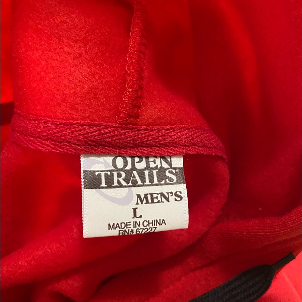 Men’s Lightweight Sweatshirt Hoodie Open Trails - Picture 3 of 9